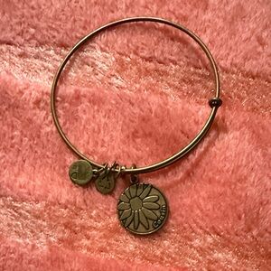 Alex & Ani Gold Charm Bracelet “Cousin”